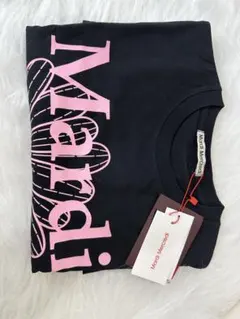 イザベルマラン ジャージーコットン ネオンロゴプリント Tシャツ L