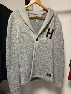 TOMMY HILFIGER ショールカラー カーディガン Hロゴのサムネイル