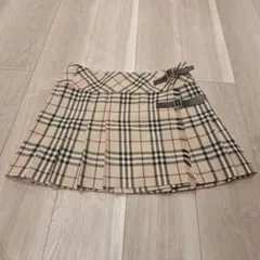 1度着用★BURBERRY★ブルーレーベル★プリーツミニスカート★バーバリー38のサムネイル