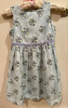 ANNA SUI Mini 花柄ノースリーブワンピース 120