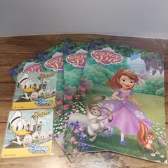 ディズニーちいさなプリンセスソフィア自由帳　新品未使用とダックティルズコースター