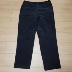 ユニクロ ブラック コーデュロイ パンツ L