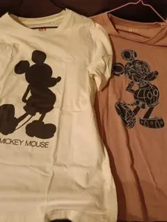 ミッキーマウス Tシャツ2枚セット　XL　ユニクロ