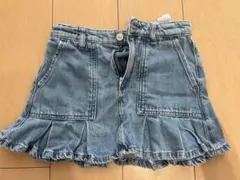 ZARA ライトブルー デニムスカート130