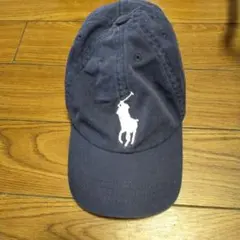ポロラルフローレン　ネイビーキャップ　キッズ