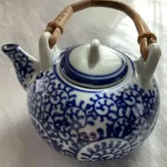 和風急須 竹製ハンドル 陶器製 - メルカリ