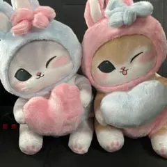 モフサンド　mofusand うさにゃんBIGぬいぐるみ　全2種コンプ