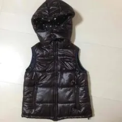 【FITH 美品！120㎝ シンサレートリバーシブルベスト】デニム&ダンガリー