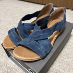 Gaimo サンダル ネイビー スエードのサムネイル