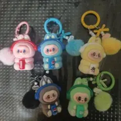 ラブブ キャラクター キーホルダー5体セット