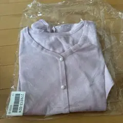 新品 パールボタン フリル袖 ピンク LLのサムネイル