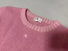 Courreges ニット 半袖 ピンク Courrèges 半袖ニット ピンク M サマーニット クレージュ y2k - メルカリ
