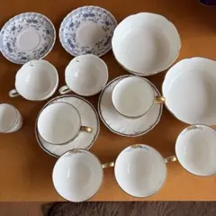 Noritake カップ、ソーサー、パスタ皿、スープ皿、プレート皿 各5個
