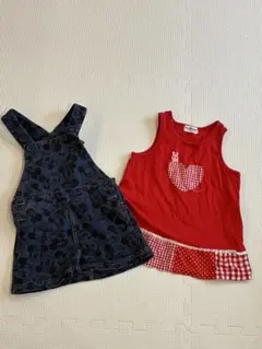 東京ディズニーリゾート、ミキハウス　ベビー服2点セット　サイズ90センチ