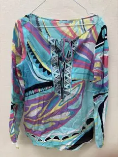 EMILIO PUCCI 総柄 チュニック 七分袖のサムネイル