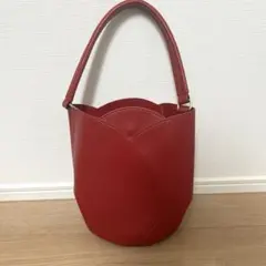 Legato Largo チューリップ　ハンドバッグ　赤のサムネイル
