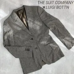 ザスーツカンパニー×ルイジボット　ツイード　ジャケット　ベージュ　ウール