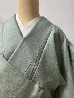 白山紬 つむぎ 青黒 書道 作家物 トールサイズ 着物 NK-747 白山紬|京都きもの市場【日本最大級の着物通販サイト】