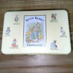 ピーターラビット　チョコレート缶　 空き缶 ビンテージ　 90年代