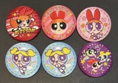 パワパフ 刺繍缶バッジ セット