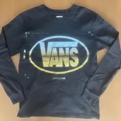 VANS ブラック 長袖カットソー LQQK STUDIO コラボ