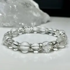 【万能の石】水晶 デザイン ブレスレット パワーストーン レディース