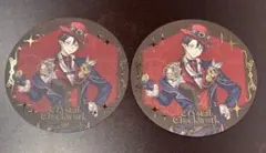 三枝明那　にじさんじ　アニカフェ　アニメイトカフェ　箔押しコースター