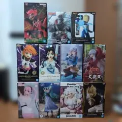 プライズフィギュア まとめ売り 9点 ドラゴンボール ワンピース ナルト