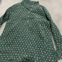 コーデュロイロングシャツ