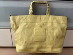 l'Opelle シボ革　Yellow 2wayショルダー