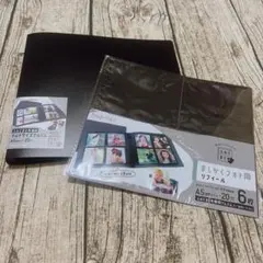ふぉとまとめ マルチサイズアルバム ましかくフォト リフィール セット セリア