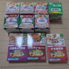 離乳食 9個セット 白身魚・ビーフン・すき焼き