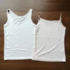 UNIQLO AIRism キャミソール タンクトップ 2枚セット★お値下げ中！のサムネイル