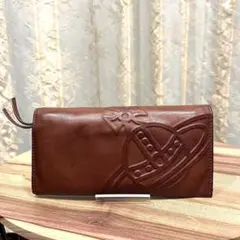 ✨人気✨ヴィヴィアンウエストウッド 長財布 二つ折り 本革 ビッグロゴ オーブのサムネイル