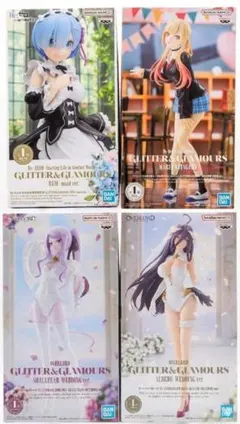 アルベド シャルティア レム 喜多川海夢 フィギュア 4点 セット 新品 未開封