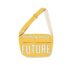 HUMAN MADE リバーシブル ショルダーバッグ ネイビー×オフホワイト