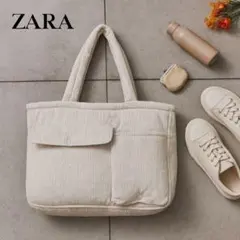 ZARA ママ　バック　 キルティングトートバッグ