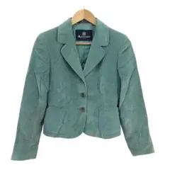 9Nm324-47 Aquascutum アクアスキュータム ベロア ジャケット