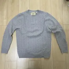 JOURNAL STANDARD ケーブルニットセーター M ライトグレー