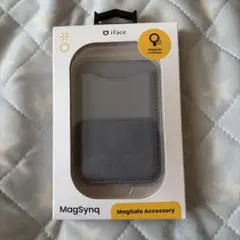 iFace MagSynq カードウォレット グレー