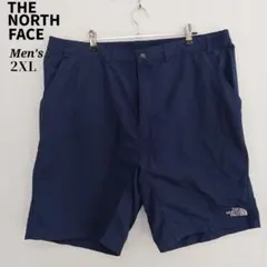 THE NORTH FACE ハーフパンツ ２XL ネイビー 刺繍ロゴ