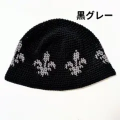 クラッシャーハット バケットハット ニット帽 グランジ 古着 クロシェハット