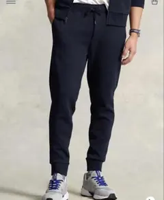 【POLO Ralph Lauren】ネイビー スウェットパンツ ジョガーパンツ