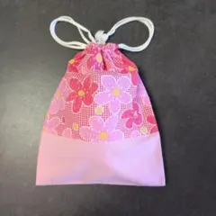 F631巾着袋　ハンドメイド