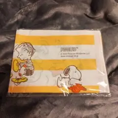 PEANUTS スヌーピータオル 新品　手ぬぐい　タオル　ハンカチ　ストライプ柄