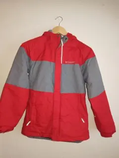 値下げ中　Columbia 140cm子ども用ジャケット レッド/グレー