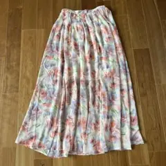 ꙳✧˖極美品꙳✧˖CECILMcBEE フラワープリント フレアスカートＭサイズ