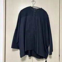 ESTNATION シアーブザムシャツ レディース 五部袖 ブラウス チュニック 