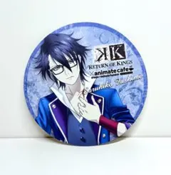K メモリアル缶バッジ　周防尊　八田美咲　伏見猿比古 K アニメK キャラバッジコレクション スクエア缶バッジ 伏見猿比