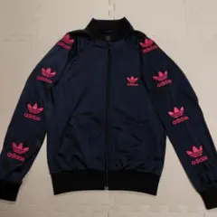 完売品！adidas ドット柄ジャージ XL ブラック ポルカドット - メルカリ